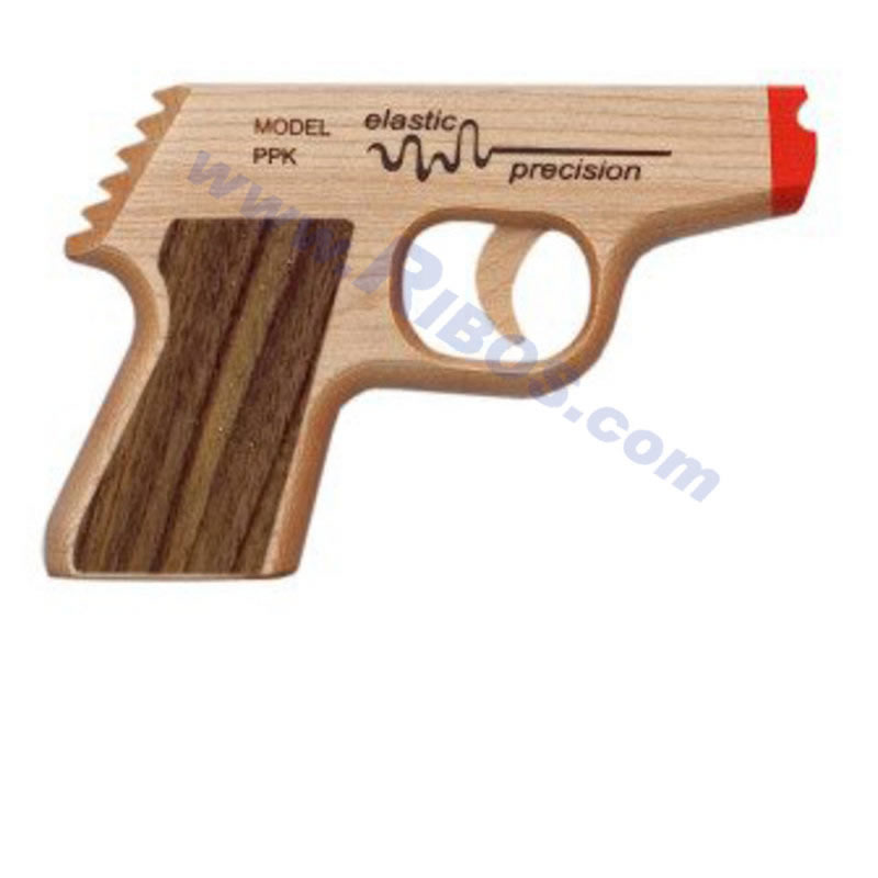 Elastic Precision Toy Gun PPK Maple / Walnut 